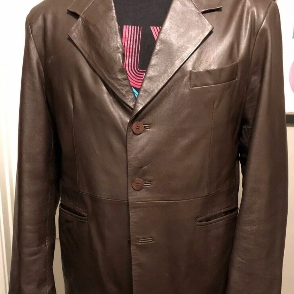 El Gato Vintage Leather Sport Coat